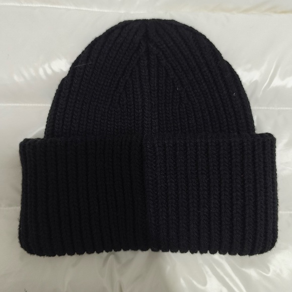 Acne Studios Smiley Face Logo Knit Hat - Picture 2 of 5